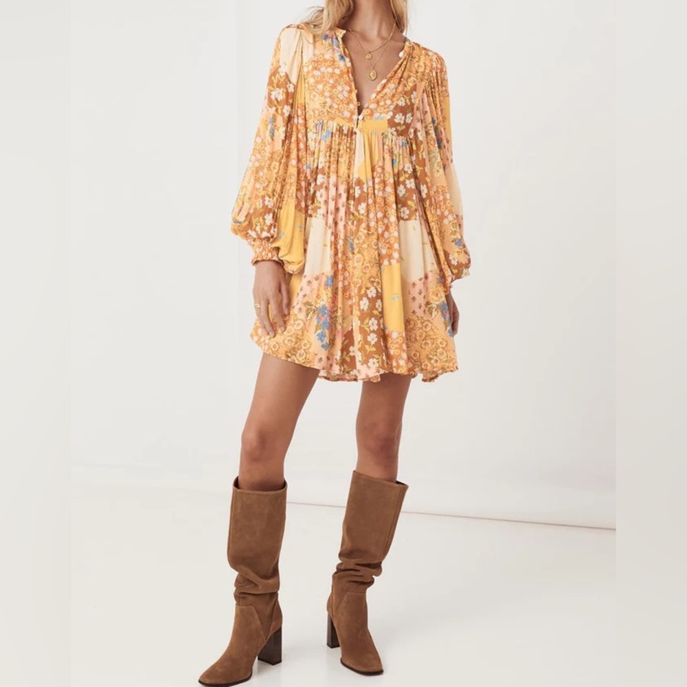 Spell The Gypsy FREDA BOHO MINI DRESS
Amber XS